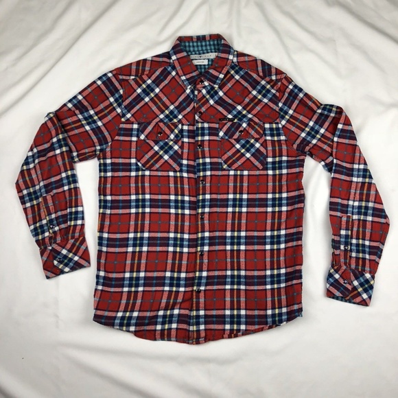 red checkered polo